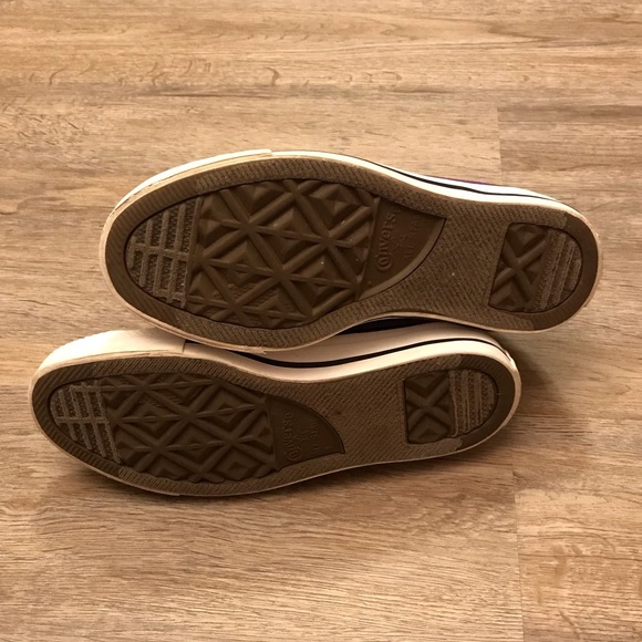 Women’s Purple High Top Converse Shoes - Picture 13 of 14